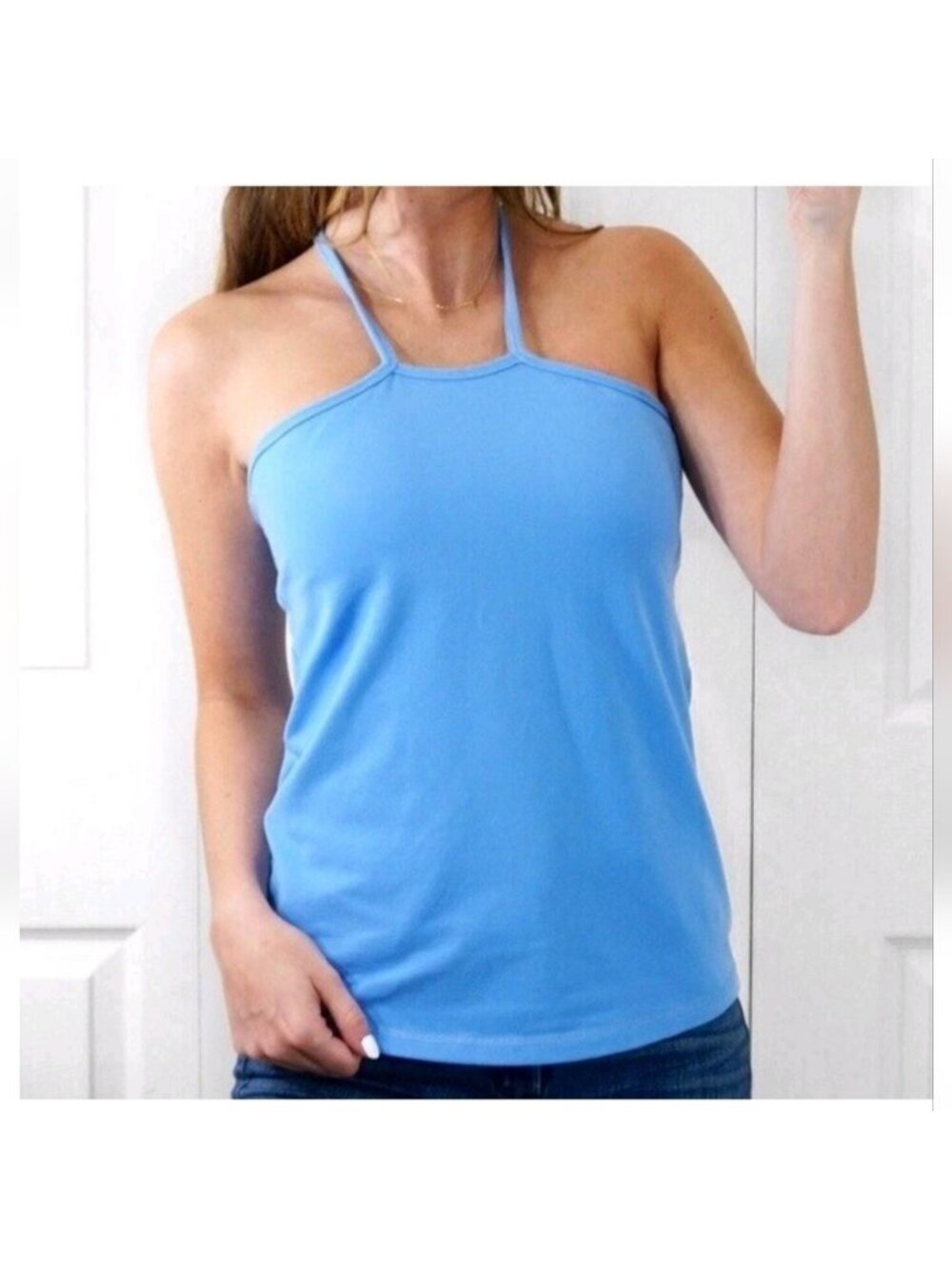 Lululemon Baby Blue Halter Tank